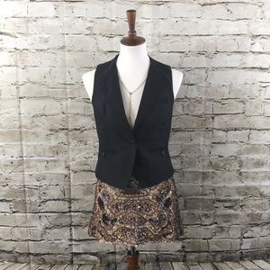 || All Saints || Emb Python Skirt Sequin UK6/US2